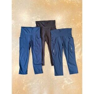 Lot of 3 Xersion Athletic Workout Capri Leggings - womens Sz Small